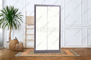 LEMARI PAKAIAN - WARDROBE Lemari Pakaian OLIV 2 PT Sliding HPL Gloss | Sliding OLIV OSCARLIVING