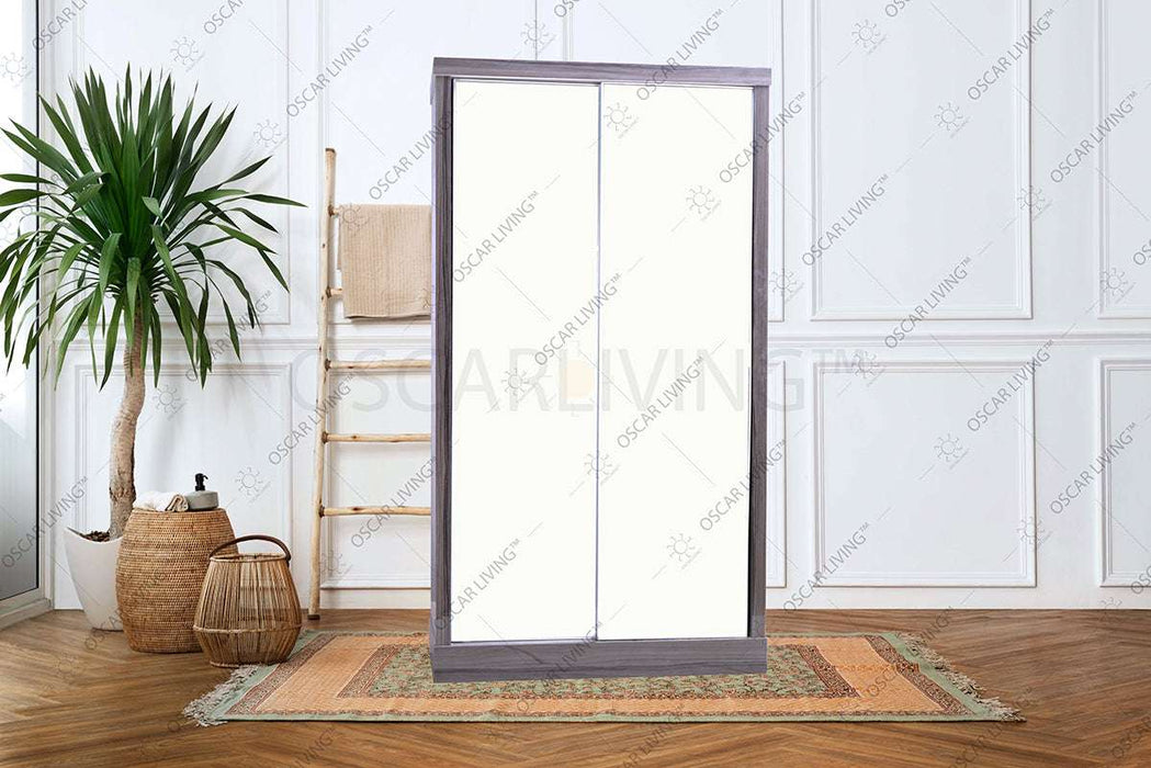 LEMARI PAKAIAN - WARDROBE Lemari Pakaian OLIV 2 PT Sliding HPL Gloss | Sliding OLIV OSCARLIVING