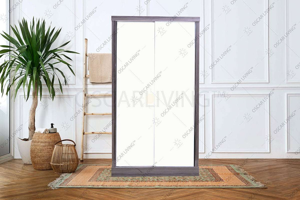 LEMARI PAKAIAN - WARDROBE Lemari Pakaian OLIV 2 PT Sliding HPL Gloss | Sliding OLIV OSCARLIVING