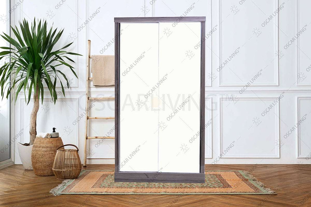 LEMARI PAKAIAN - WARDROBE Lemari Pakaian OLIV 2 PT Sliding HPL Gloss | Sliding OLIV OSCARLIVING