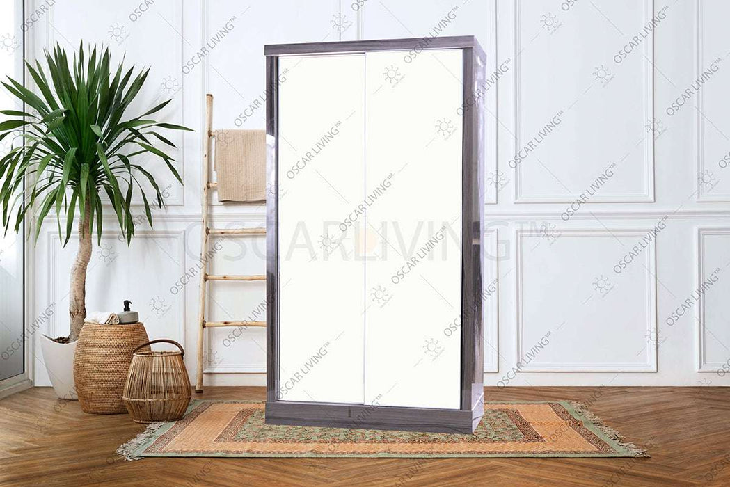 LEMARI PAKAIAN - WARDROBE Lemari Pakaian OLIV 2 PT Sliding HPL Gloss | Sliding OLIV OSCARLIVING