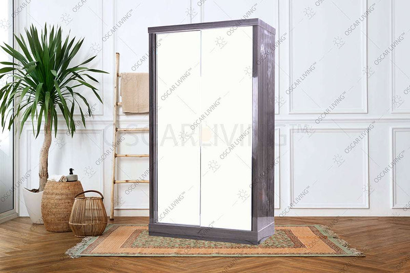 LEMARI PAKAIAN - WARDROBE Lemari Pakaian OLIV 2 PT Sliding HPL Gloss | Sliding OLIV OSCARLIVING