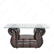 MEJA TAMU - COFFEE TABLE Meja Ruang Tamu Classic OLIV CS02 OLIV OSCARLIVING