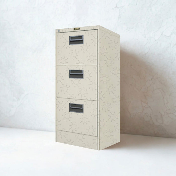 Elite Metal B443C Office Document Filing Cabinet | 3-Drawer Filing Cabinet