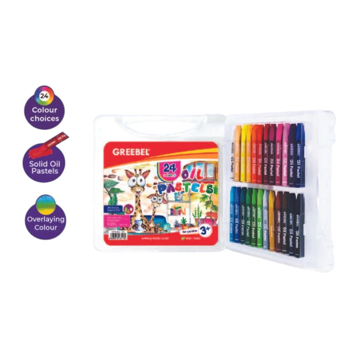 Greebel Crayon Oil Pastel 24 Warna di Oscar Living dengan harga termurah