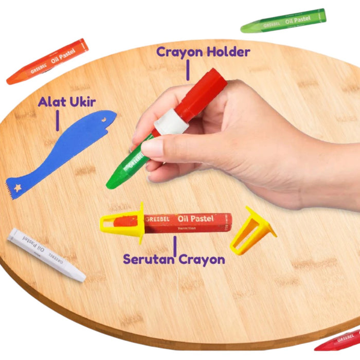 Greebel Crayon Oil Pastel 36 Warna di Oscar Living dengan harga termurah