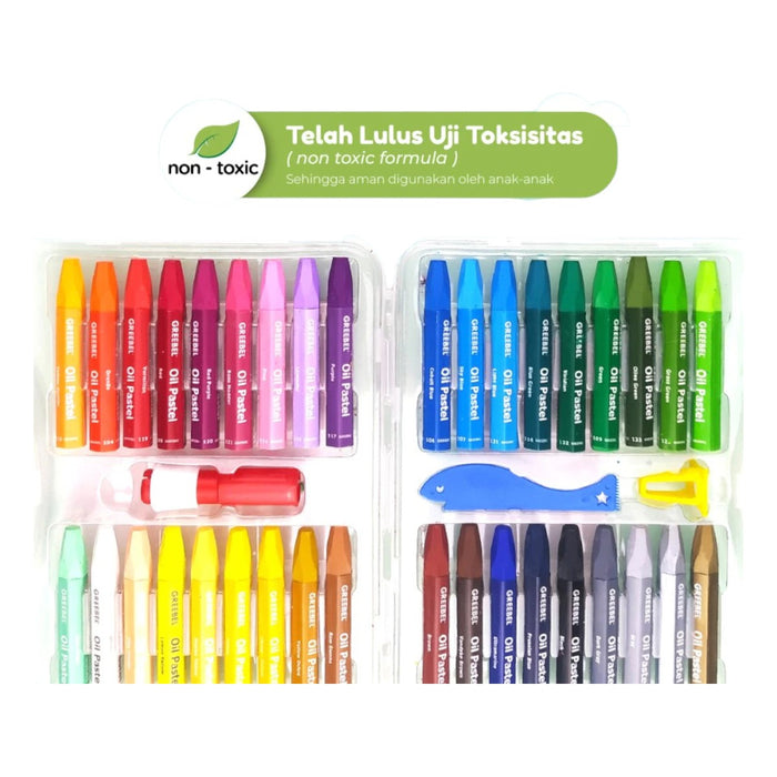 Greebel Crayon Oil Pastel 36 Warna di Oscar Living dengan harga termurah