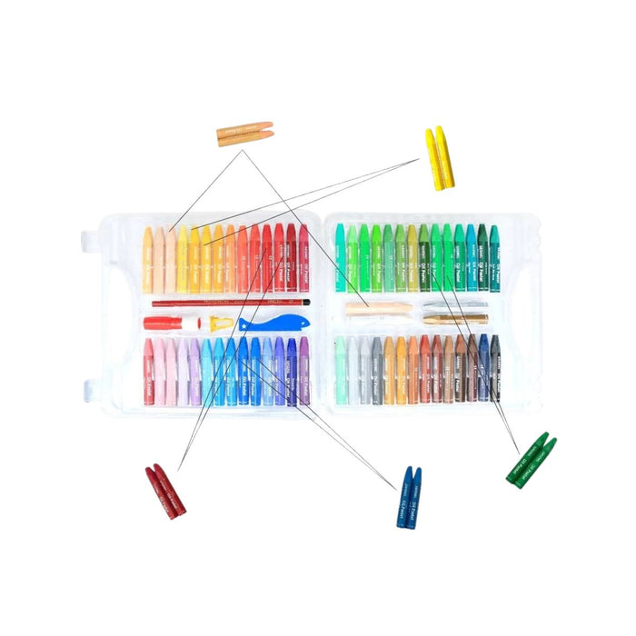 Greebel Crayon Oil Pastel 55 Warna di Oscar Living dengan harga termurah