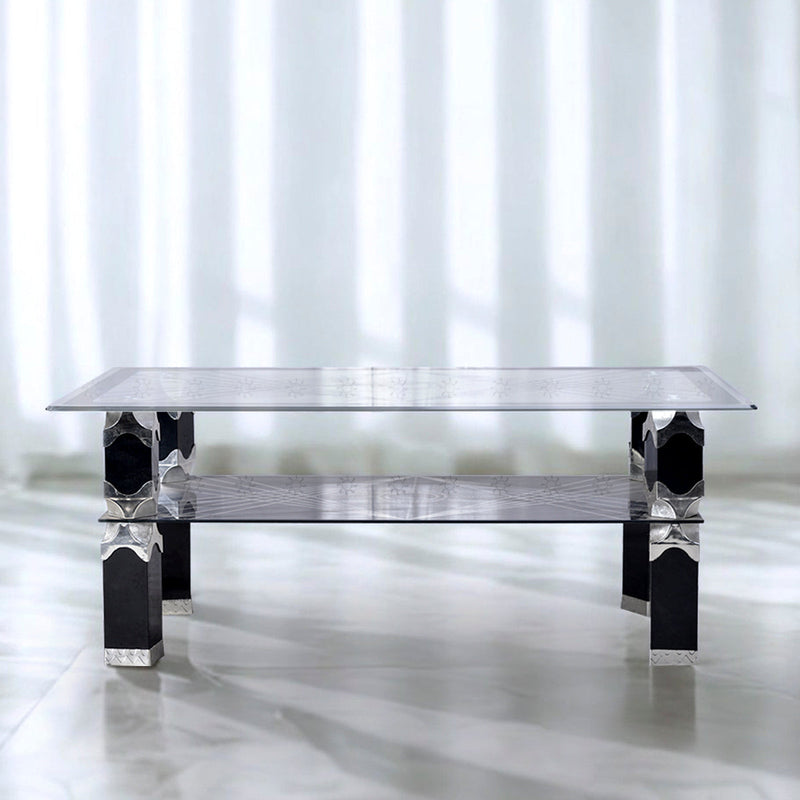 OLIV HWANG MT1158 Glass Living Room Table