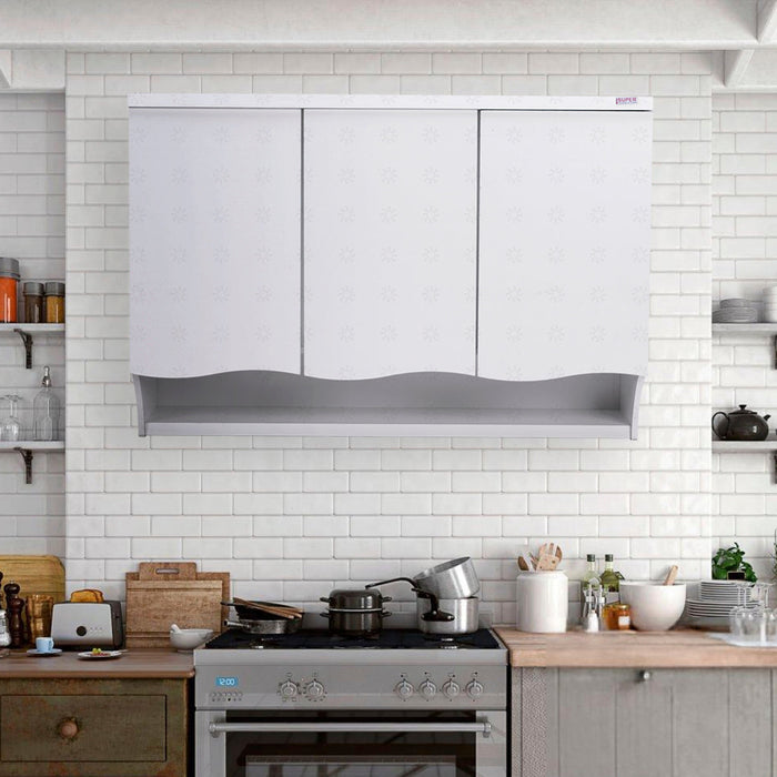Super Furniture Kitchen Set Atas KSA 4031 Putih | Lemari Dapur