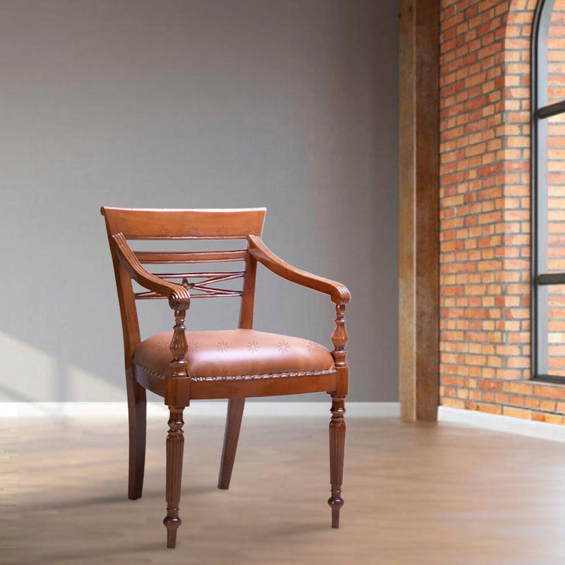 OLIV Raffles 1 Teak Guest Chair | 1 Seat