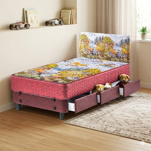 KASUR - SPRINGBED Kasur Springbed Guhdo Drawer BED Happy Kids | Fullset Ideal GUHDO OSCARLIVING