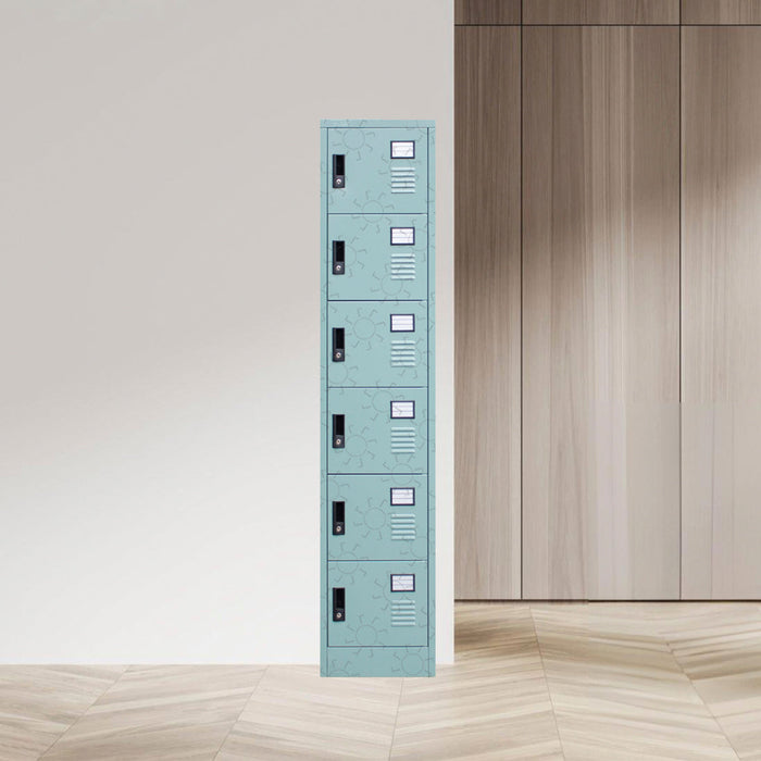 Alba LC 506 Iron Locker | 6 Doors 