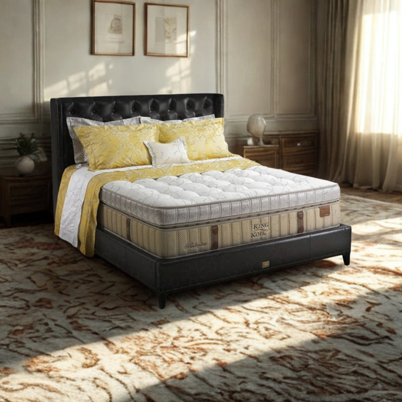 Kasur Springbed KingKoil Masterpiece | Fullset Chesterfield di Oscar Living dengan harga termurah