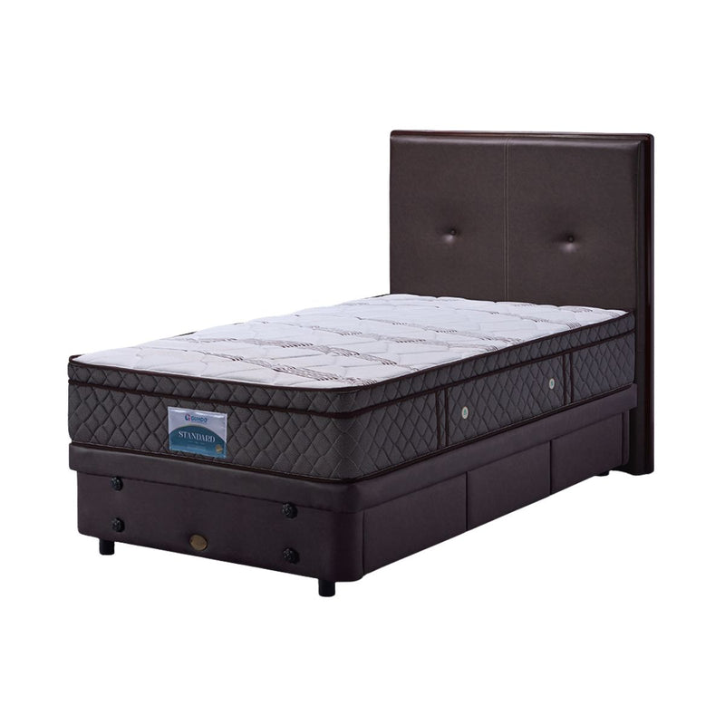KASUR - SPRINGBED Kasur Springbed Guhdo Standard Plushtop Divan Drawer Laci 3 HB Rosela LIS GUHDO OSCARLIVING