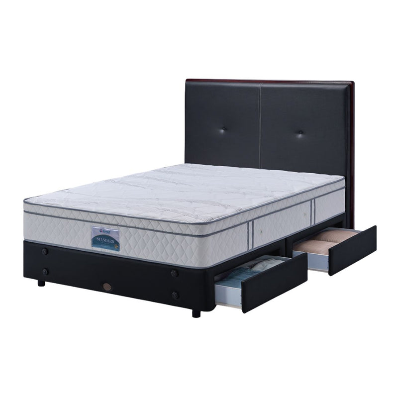 KASUR - SPRINGBED Kasur Springbed Guhdo Standard Plushtop Divan Drawer HS HB Rosela Lis GUHDO OSCARLIVING