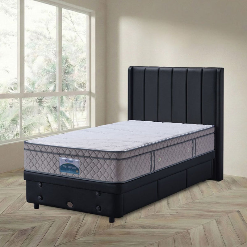 KASUR - SPRINGBED Kasur Springbed Guhdo Standard Plushtop Divan Drawer Laci 3 HB Marina KP GUHDO OSCARLIVING