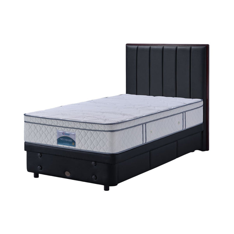 KASUR - SPRINGBED Kasur Springbed Guhdo Standard Plushtop Divan Drawer Laci 3 HB Marina LIS GUHDO OSCARLIVING