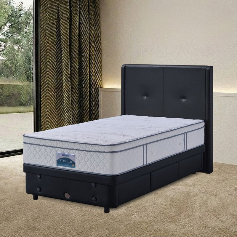 KASUR - SPRINGBED Kasur Springbed Guhdo Standard Plushtop Divan Drawer Laci 3 HB Rosela KP GUHDO OSCARLIVING