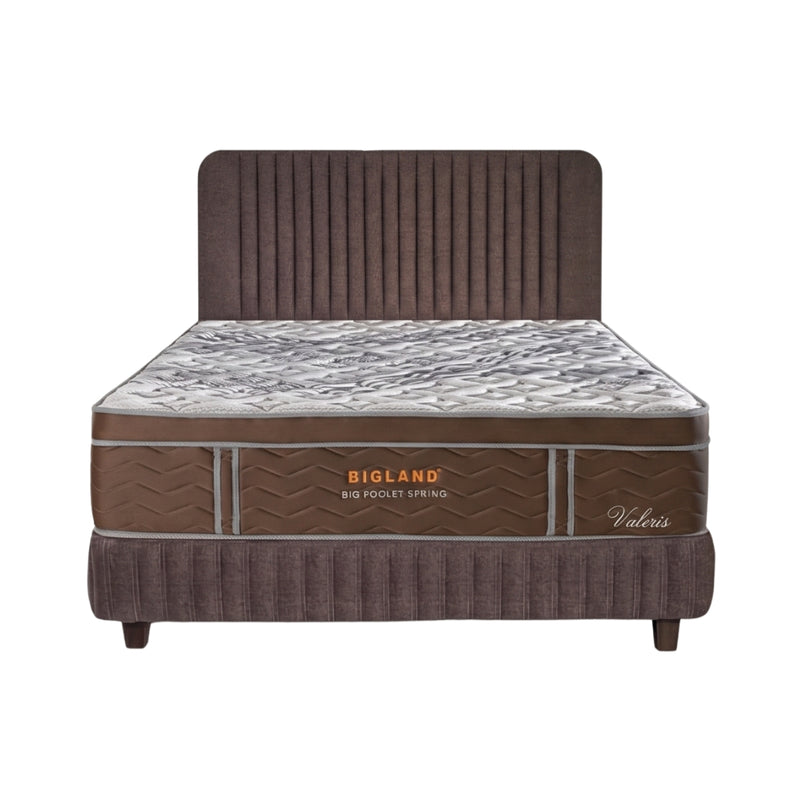 Kasur Springbed Bigland Valeris Plushtop | Fullset Siera di Oscar Living dengan harga termurah