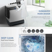 Mesin Cuci Midea Twin Tub MT100W90 di Oscar Living dengan harga termurah
