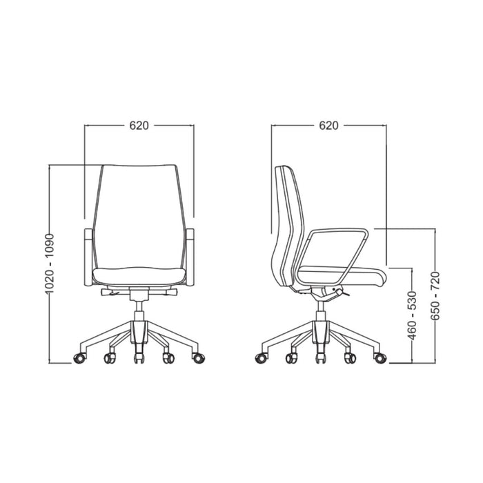 Kursi Kantor Firm North NW307PA di Oscar Living dengan harga termurah