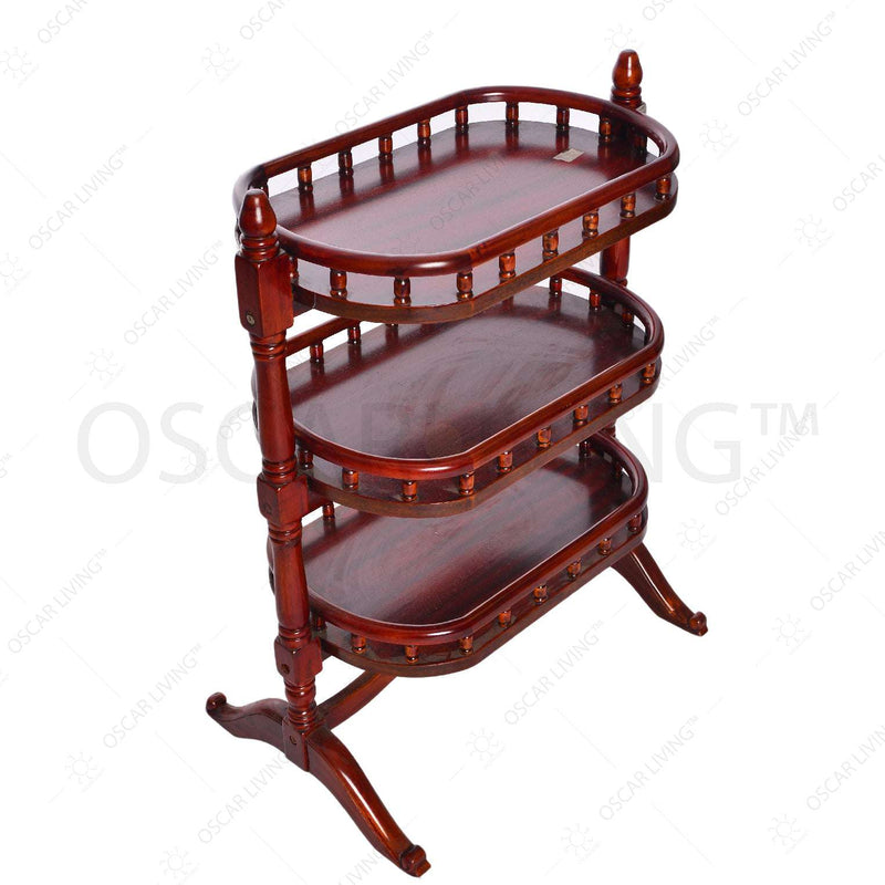 MEJA SERBAGUNA - MULTIPURPOSE TABLE Rak serbaguna Mahogani OLIV Ritz Nebraska OLIV OSCARLIVING