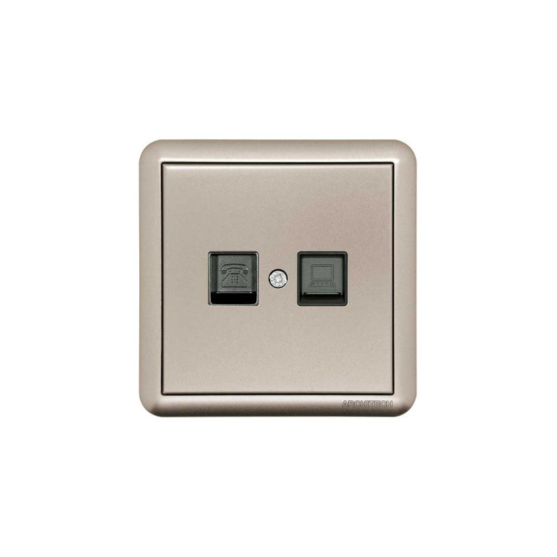 Stop Kontak Telepon (Inbow) Architech Dynamic A23-E0102 di Oscar Living dengan harga termurah