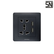Stop Kontak Dinding (Inbow) Architech Infinity A63-C06U di Oscar Living dengan harga termurah