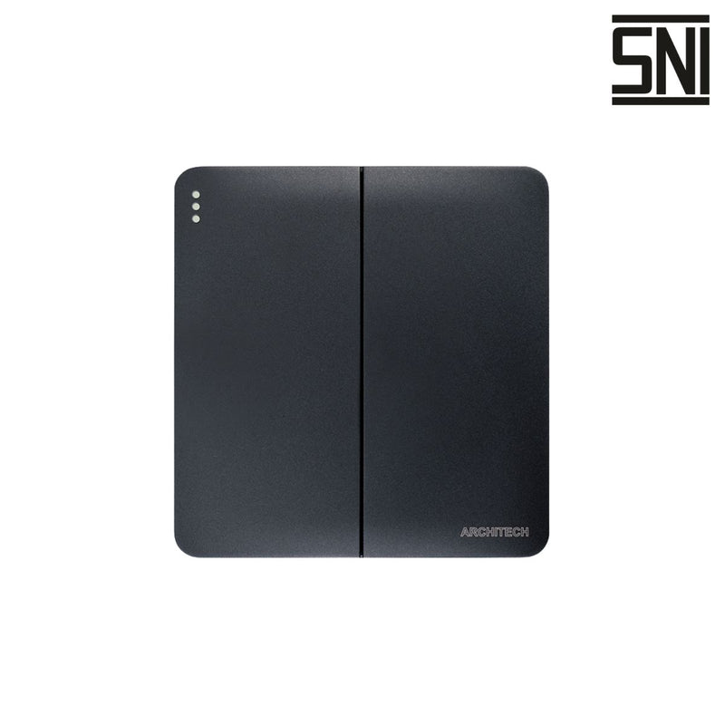 Saklar Dinding Intermediate (Inbow) Architech Infinity A63-K19 Double di Oscar Living dengan harga termurah