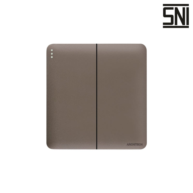 Saklar Dinding Intermediate (Inbow) Architech Infinity A63-K19 Double di Oscar Living dengan harga termurah
