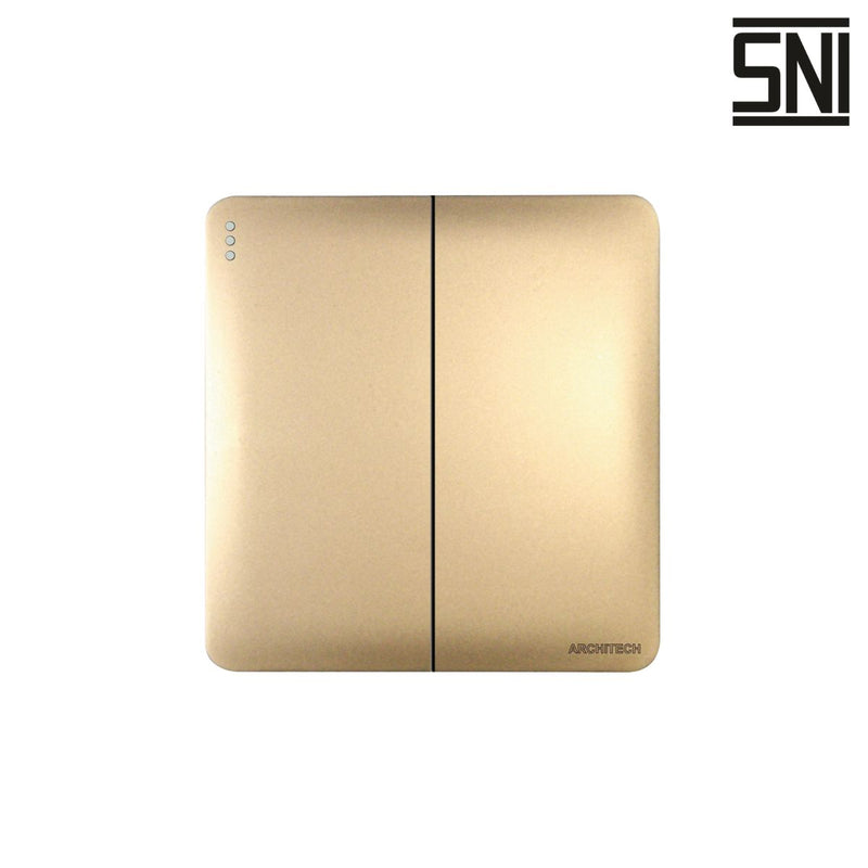 Saklar Dinding Intermediate (Inbow) Architech Infinity A63-K19 Double di Oscar Living dengan harga termurah