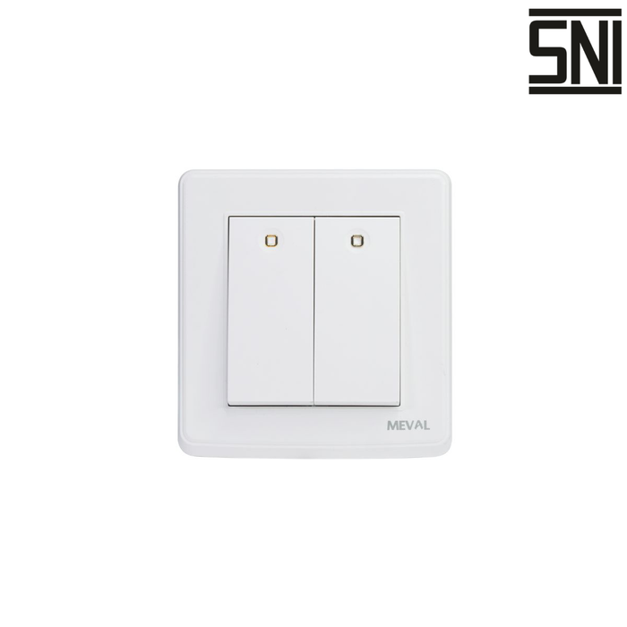 Saklar Dinding Tanam (Inbow) Meval Nova SS5 W22