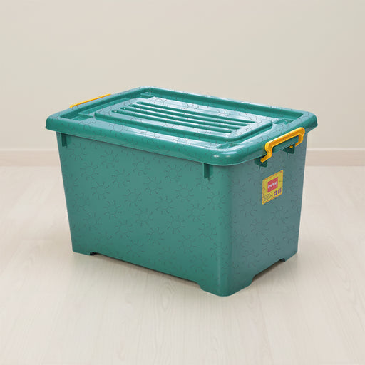 Storage Box Shinplast CB95 Kapasitas 95L Dengan Roda / Box Serbaguna CB95 GREEN EDITION SHINPO OSCARLIVING