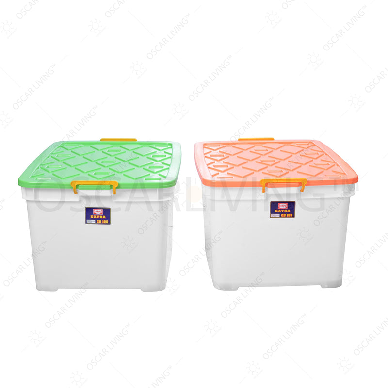 Storage Box Shinpo 126 Extra Container CB195 Dengan Roda / Box Serbaguna CB195 SHINPO OSCARLIVING