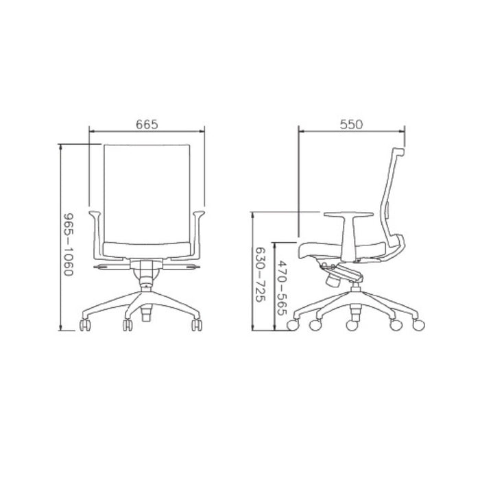 Kursi Kantor Firm Skin S3307D di Oscar Living dengan harga termurah