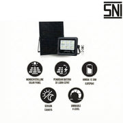 Lampu Tembak Meval Solar Floodlight ECO EI3 5DA 50W di Oscar Living dengan harga termurah