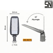 Lampu Jalan Meval Street Light Flexbeam AL2 20A di Oscar Living dengan harga termurah
