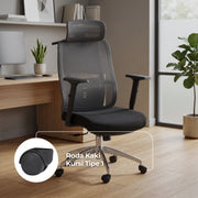 SUKU CADANG - SPAREPART PARTS0034 Roda Kaki Kursi Tipe 1 PARTS DIVISION OSCARLIVING