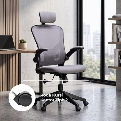 SUKU CADANG - SPAREPART PARTS0035 Roda Kursi Kantor Tipe 2 PARTS DIVISION OSCARLIVING