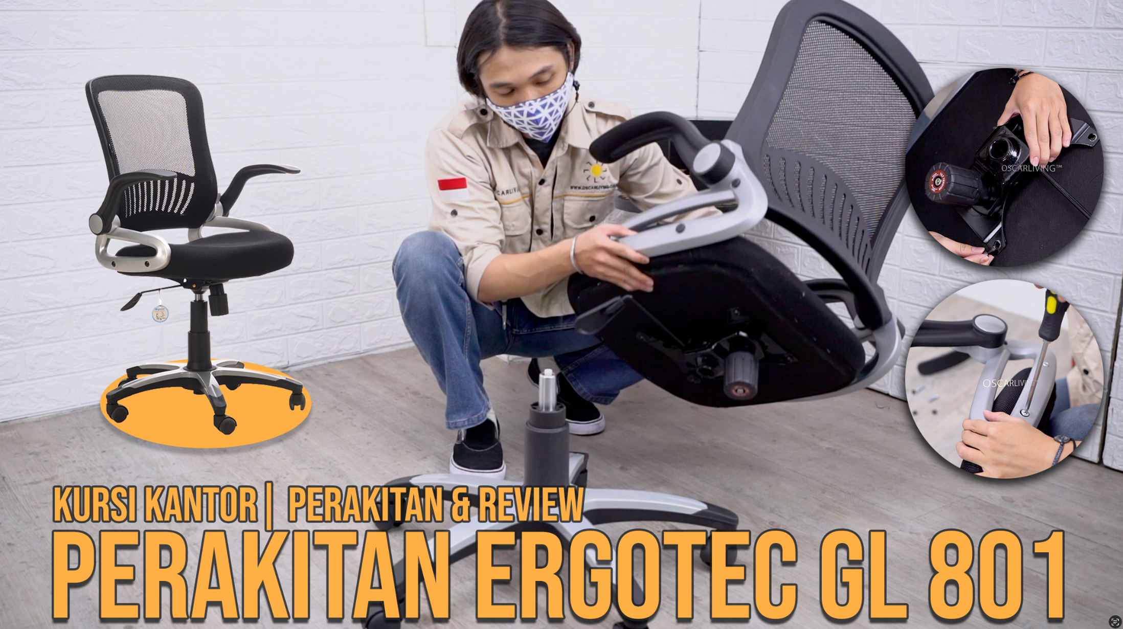 Perakitan Kursi Kantor 