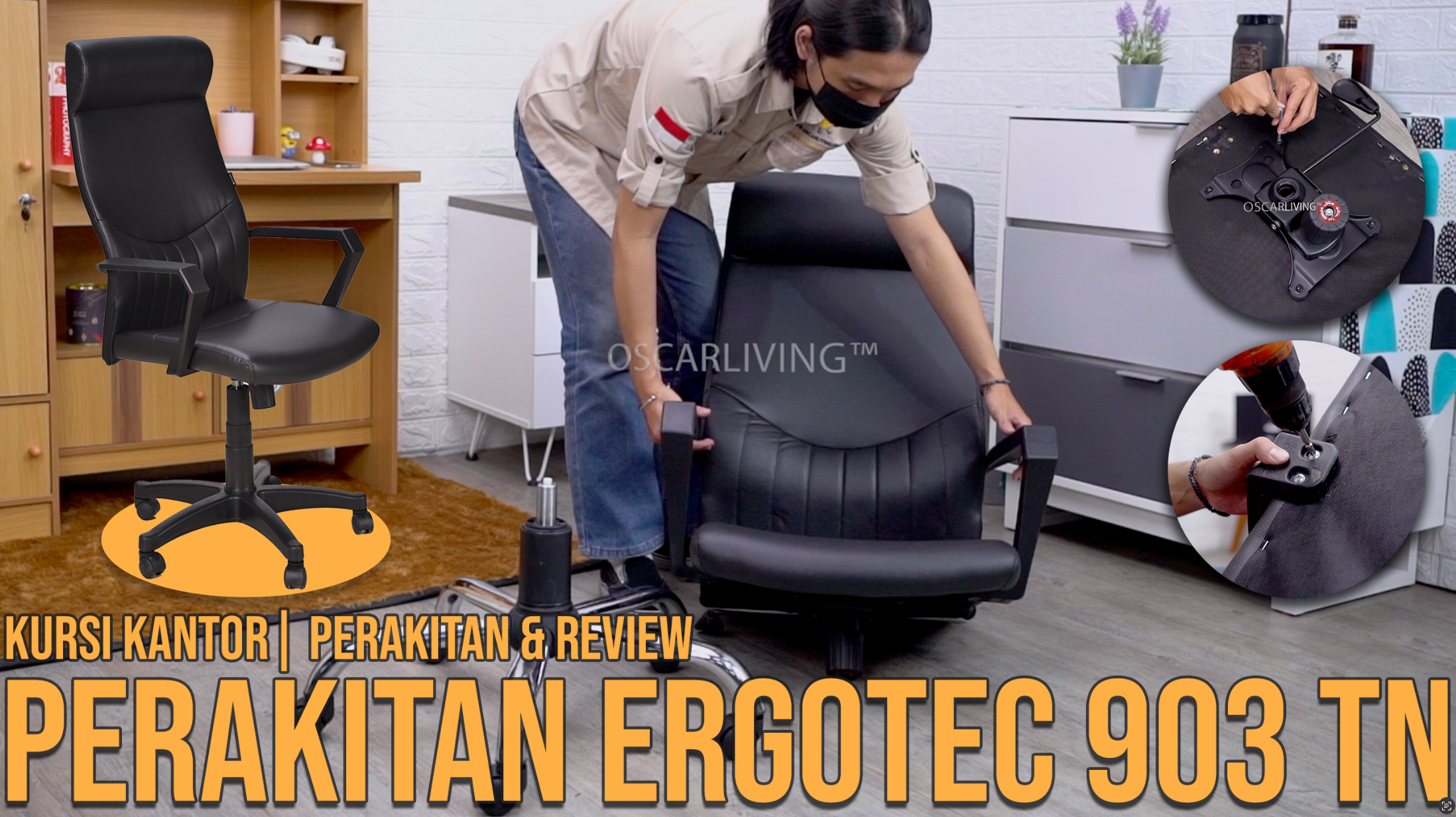 Perakitan Kursi Kantor 