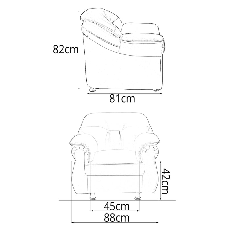 Sofa OLC OLIV Xena 321 Fullset di Oscar Living dengan harga termurah