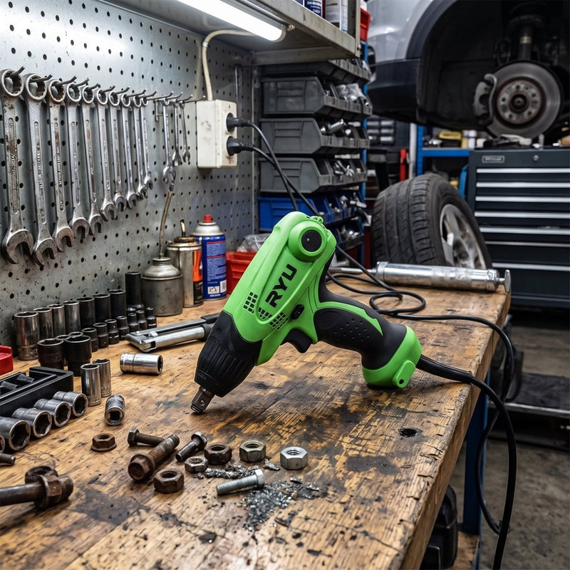 ALAT PEMBUKA BAUT Alat Pembuka Baut Ryu Electric Wrench 10mm REW10 RYU OSCARLIVING