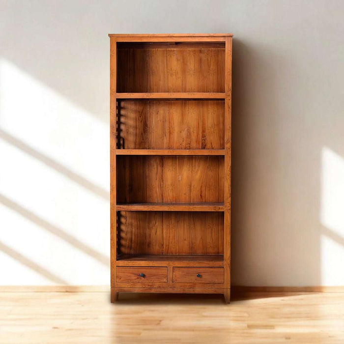 Bookself Rak Buku Mahogani OLIV RBS Hasibuan 4SSN | Bookshelf OLIV OSCARLIVING