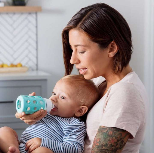 Botol Bayi Botol Susu Bayi Lifefactory 4oz BPA Free - Paket LIFEFACTORY OSCARLIVING