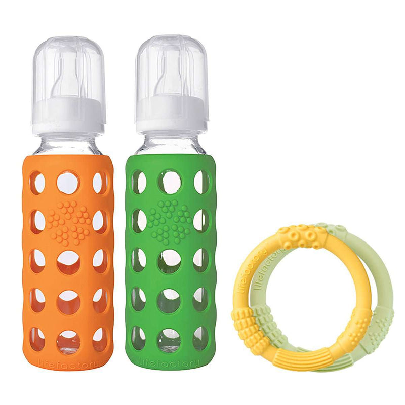 Botol Bayi Botol Susu Bayi Lifefactory 9oz BPA Free - Paket LIFEFACTORY OSCARLIVING