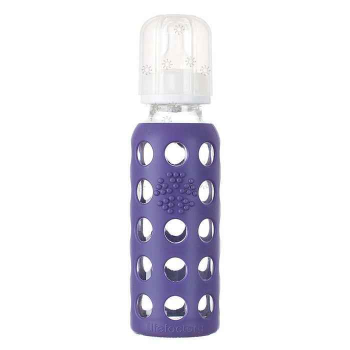 Botol Bayi Botol Susu Bayi Lifefactory 9oz BPA Free Royal Purple LIFEFACTORY OSCARLIVING