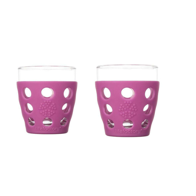Botol Bayi Gelas Lifefactory Silikon Sleeve 10 oz BPA Free - Paket 2 LIFEFACTORY OSCARLIVING