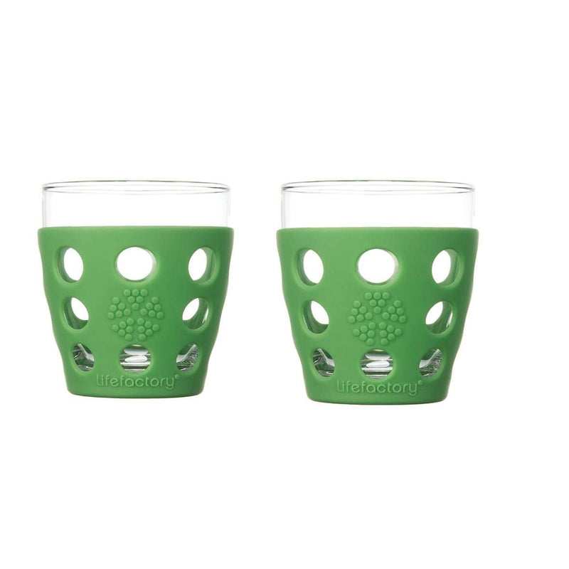 Botol Bayi Gelas Lifefactory Silikon Sleeve 10 oz BPA Free - Paket 2 LIFEFACTORY OSCARLIVING